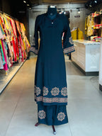 AJRAKH HANDBLOCK KURTA SET
