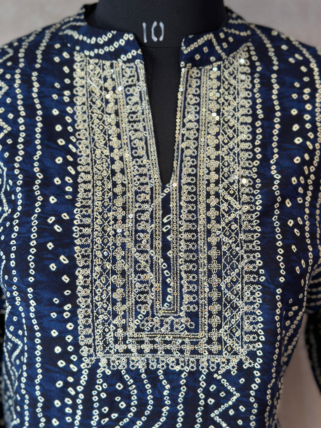 KURTI WITH SEQUENCE WORK