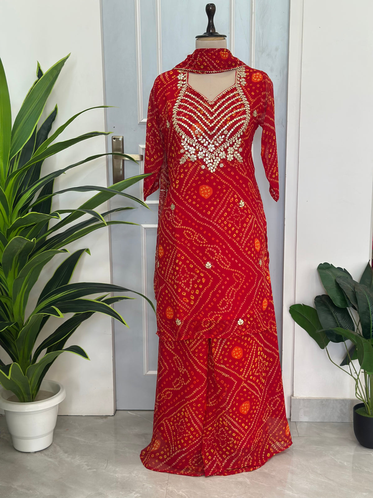 Royal Bandhej Palazzo set Collection