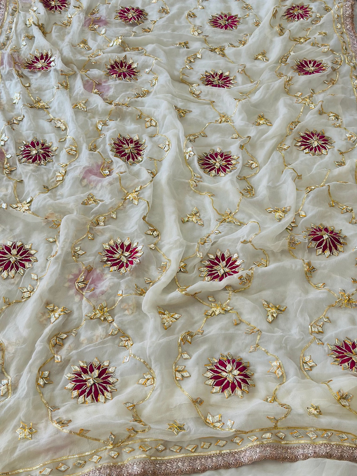 ✨Traditional  Handwork Gota Patti Saree✨