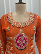 Elegant Suit In Zardozi And Pearl Detailing
