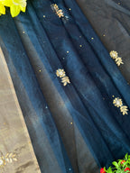 ORGANZA SAREE WITH PREMIUM HANDWORK