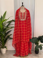 🌿 Surkh Saaj Gota Patti Festive Set 🌿