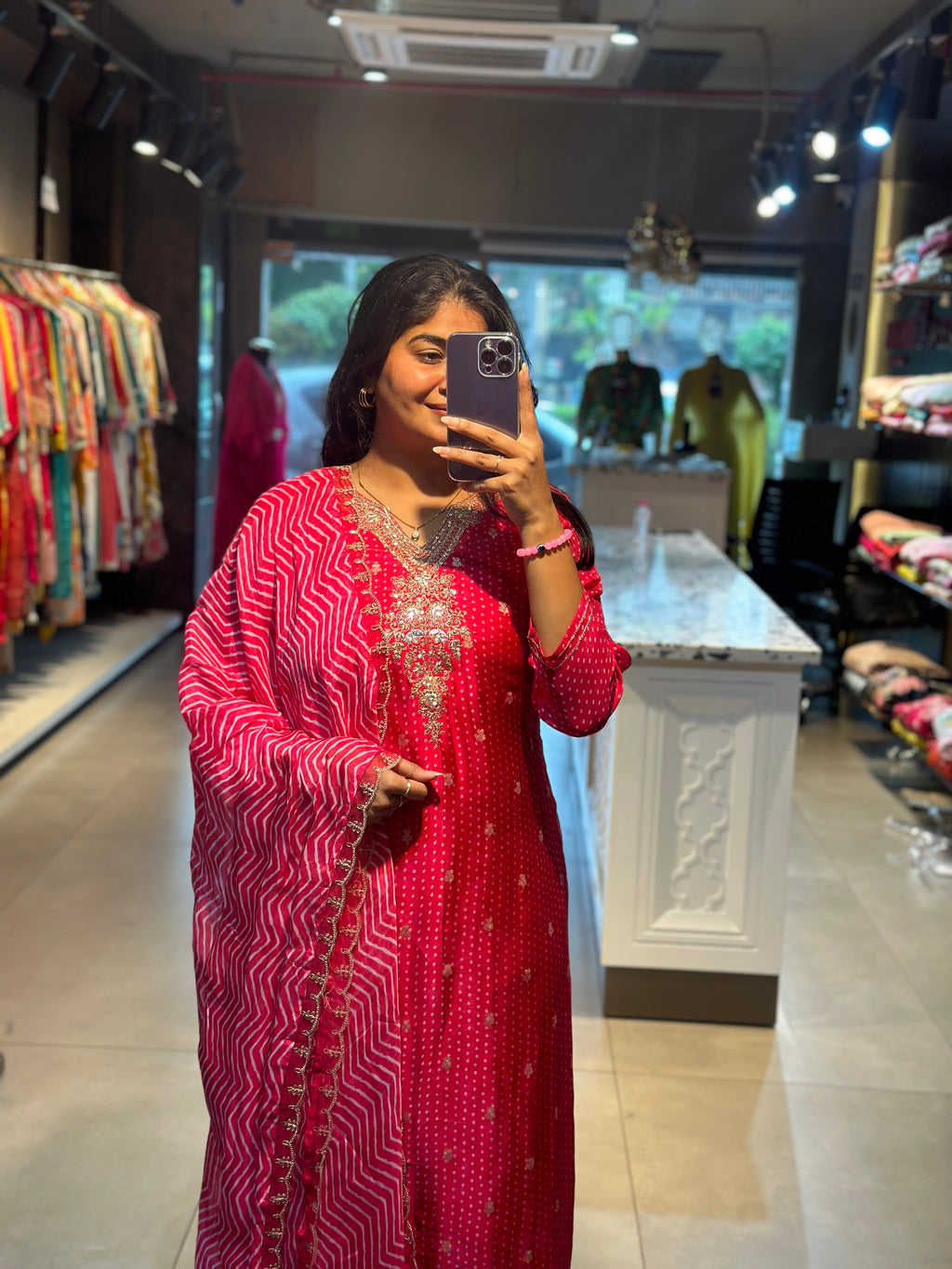 MUSLIN STRAIGHT SUIT SET