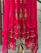 Festive Elegance Handwork Anarkali Set