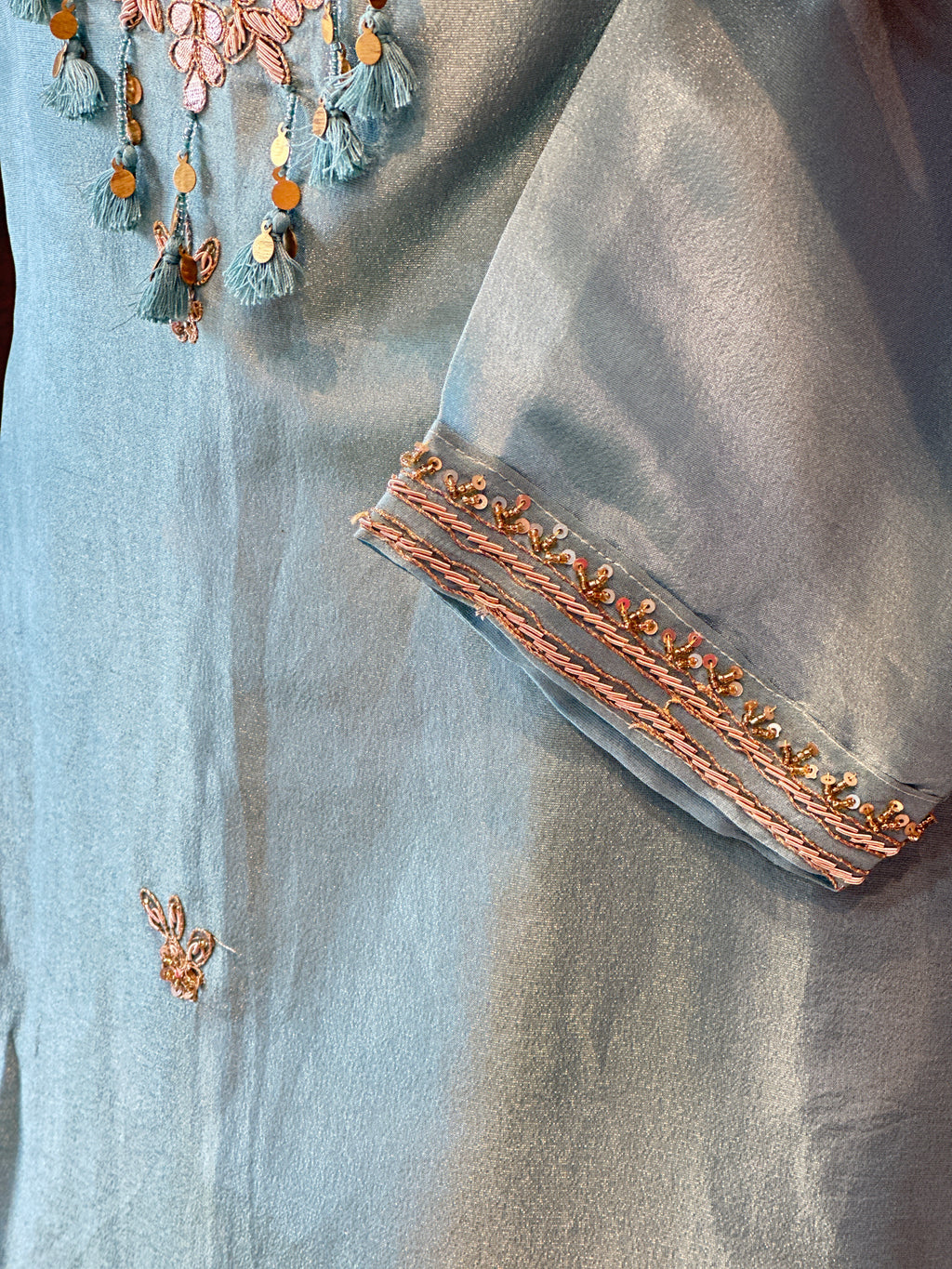 PREMIUM ZARDOSI HANDWORK SHORT ANARKALI
