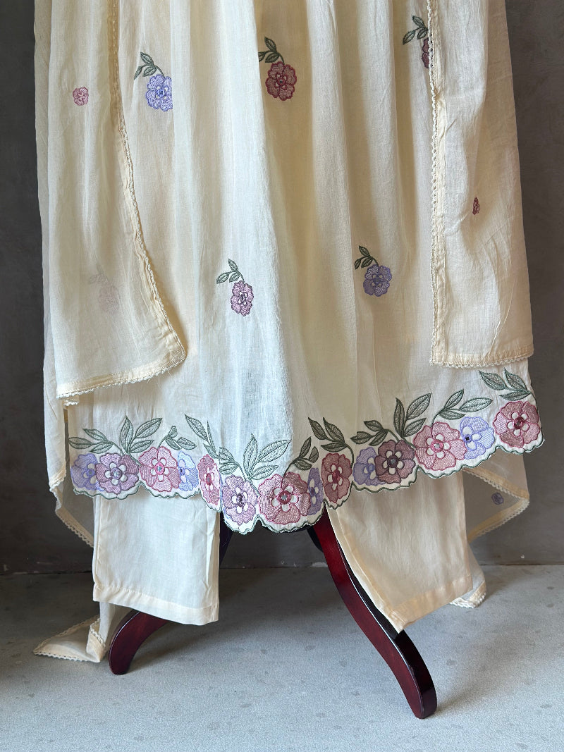 Beautiful Hand Embroidery Summer Suit Set
