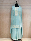 BEAUTIFUL PEARLS HANDWORK PLAZO SET