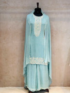 BEAUTIFUL PEARLS HANDWORK PLAZO SET