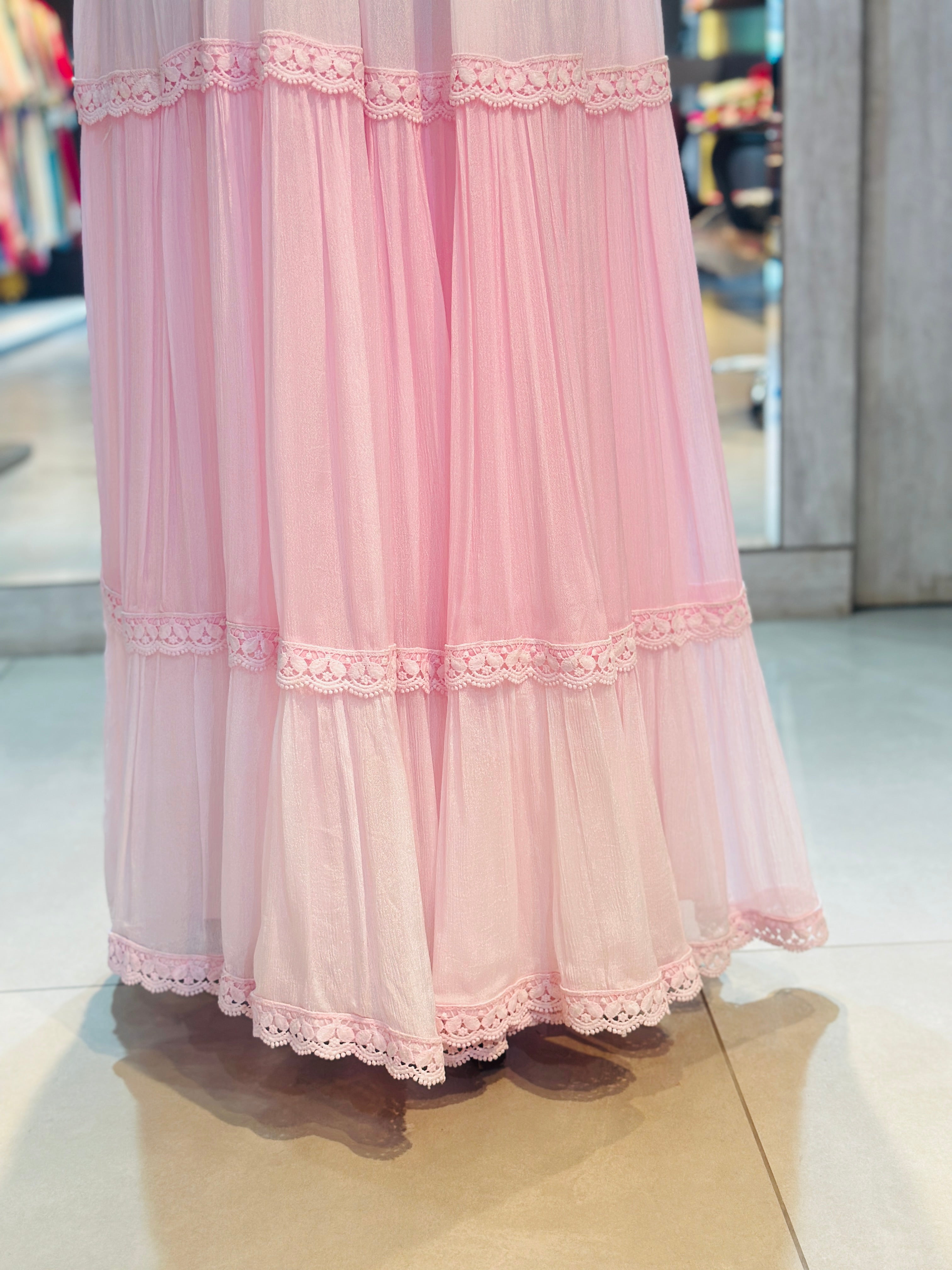PURE CHINON LONG GOWN