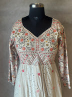 BEAUTIFUL ANARKALI SUIT WITH HANDWORK