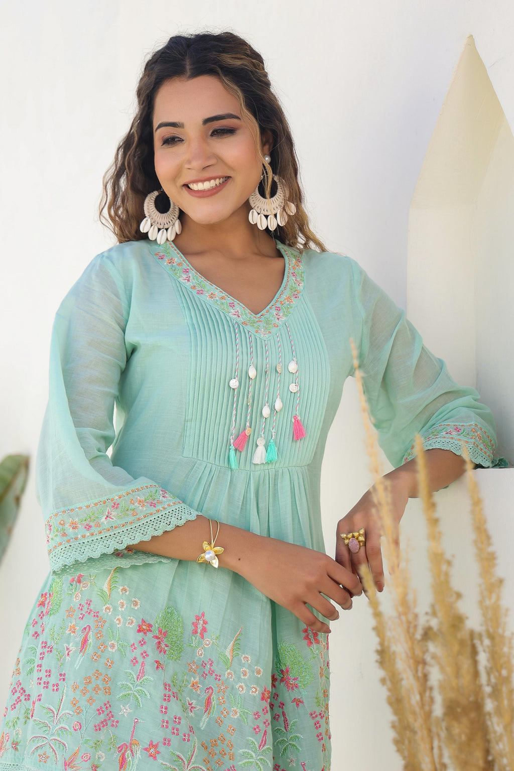 TRENDY EMBROIDERED CO-ORD SET