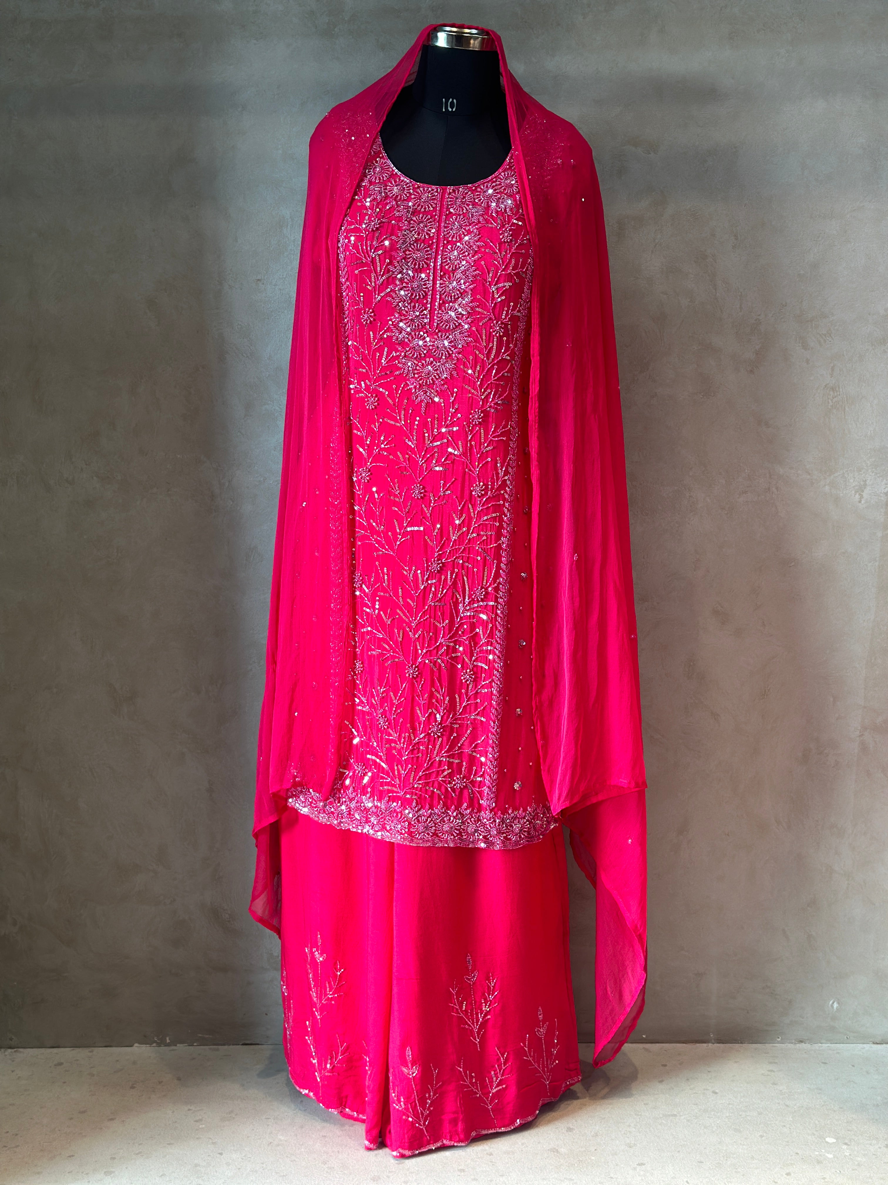 DIWALI SPECIAL BEAUTIFUL HANDWORK PLAZO SET
