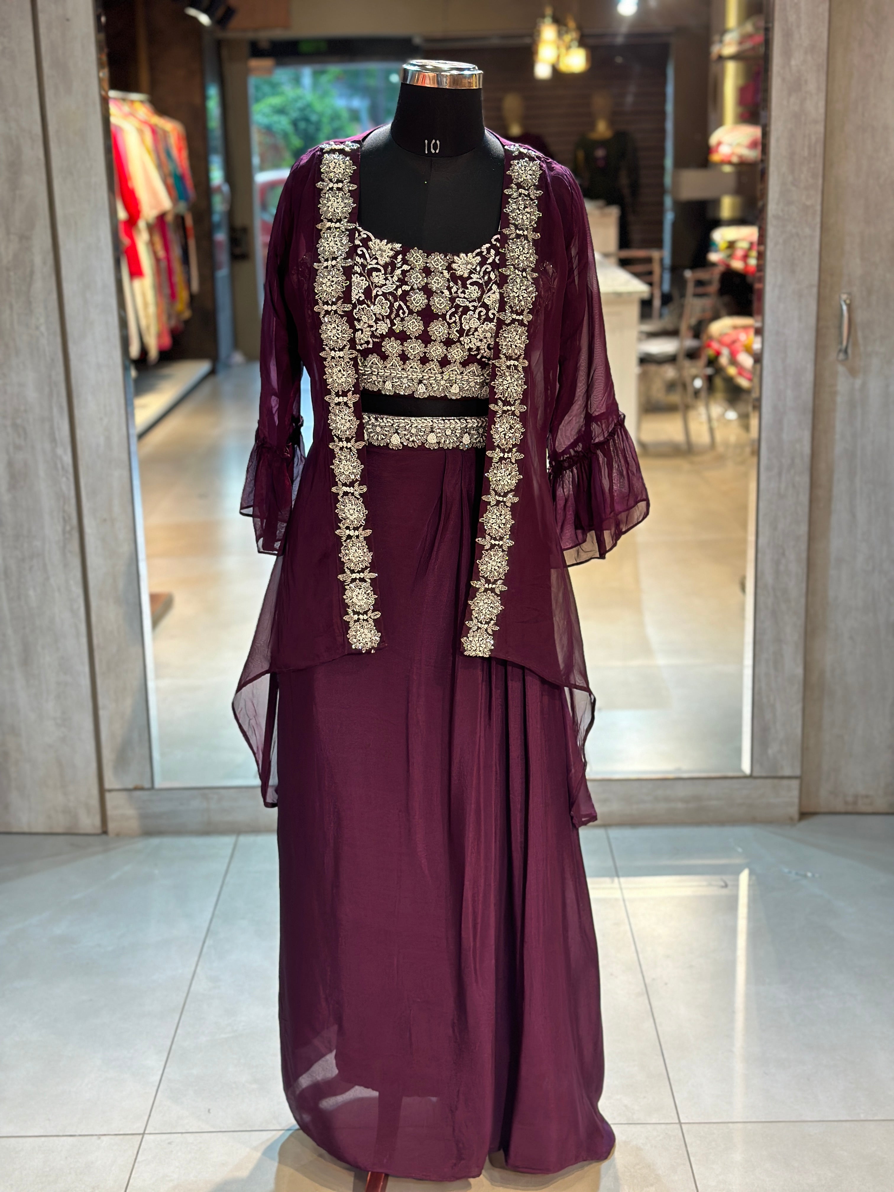 INDO FUSION THREE PIECE HANDWORK SET