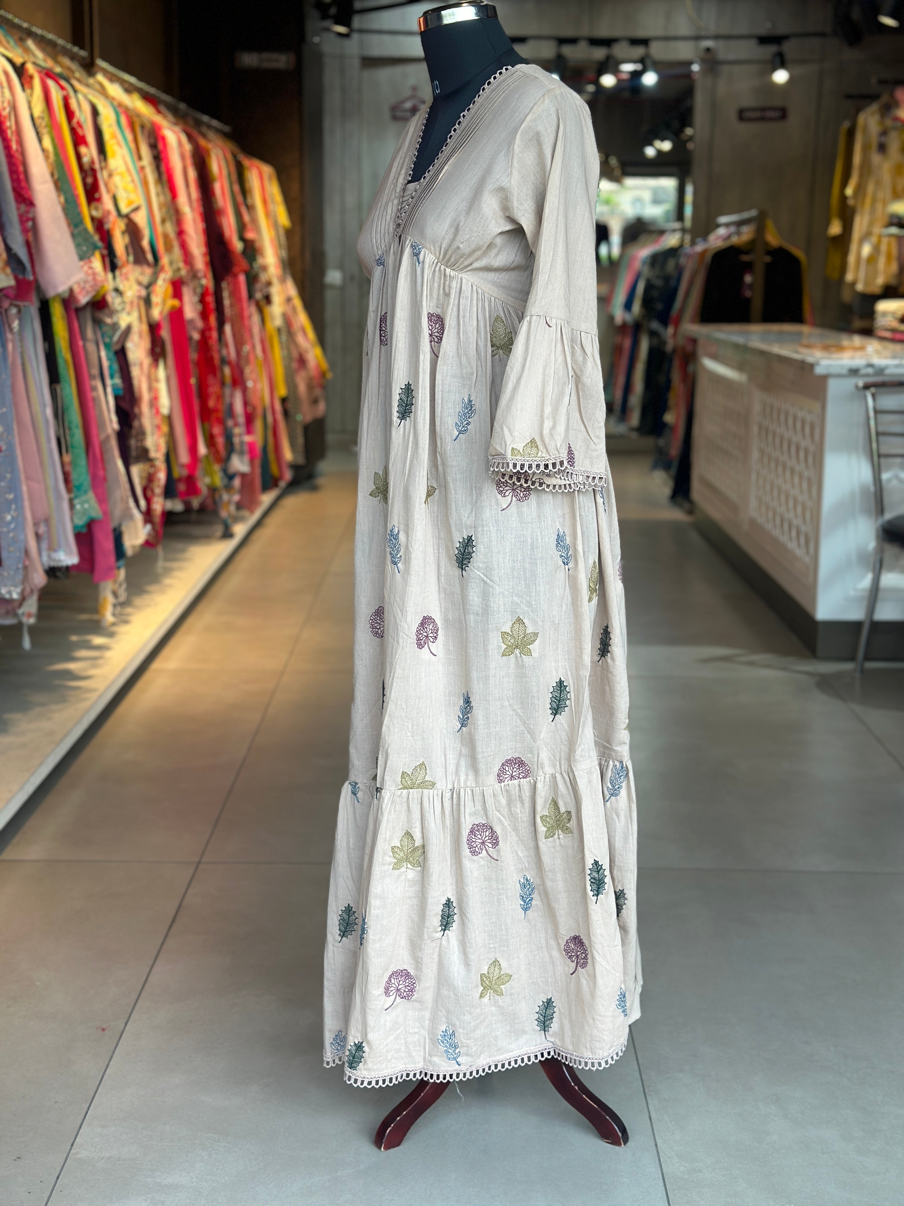 ONE PIECE EMBROIDERED GOWN