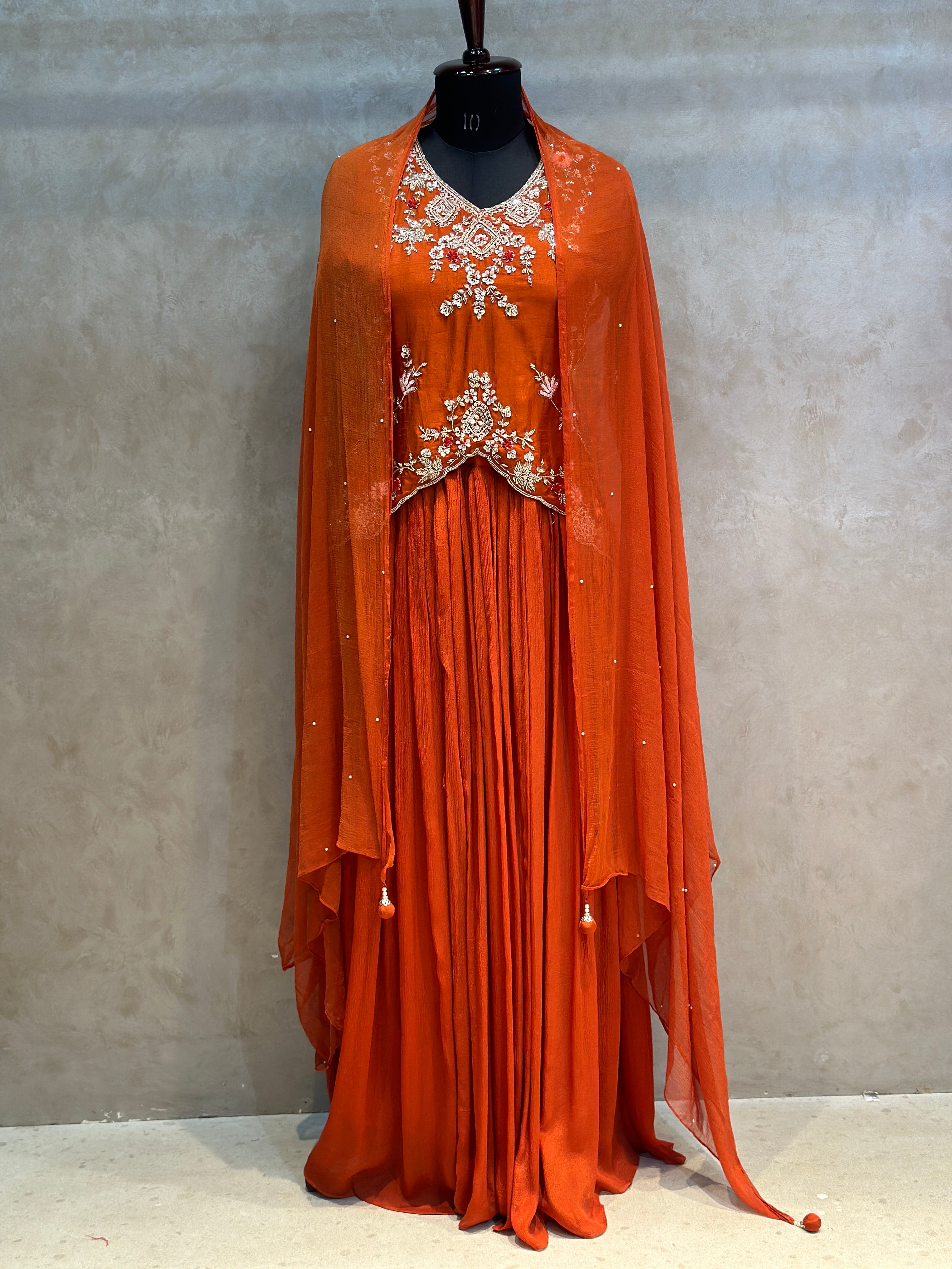 BEAUTIFUL HANDWORK SKIRT SET