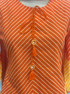 Sawan Special Leheriya Farsi Suit Set