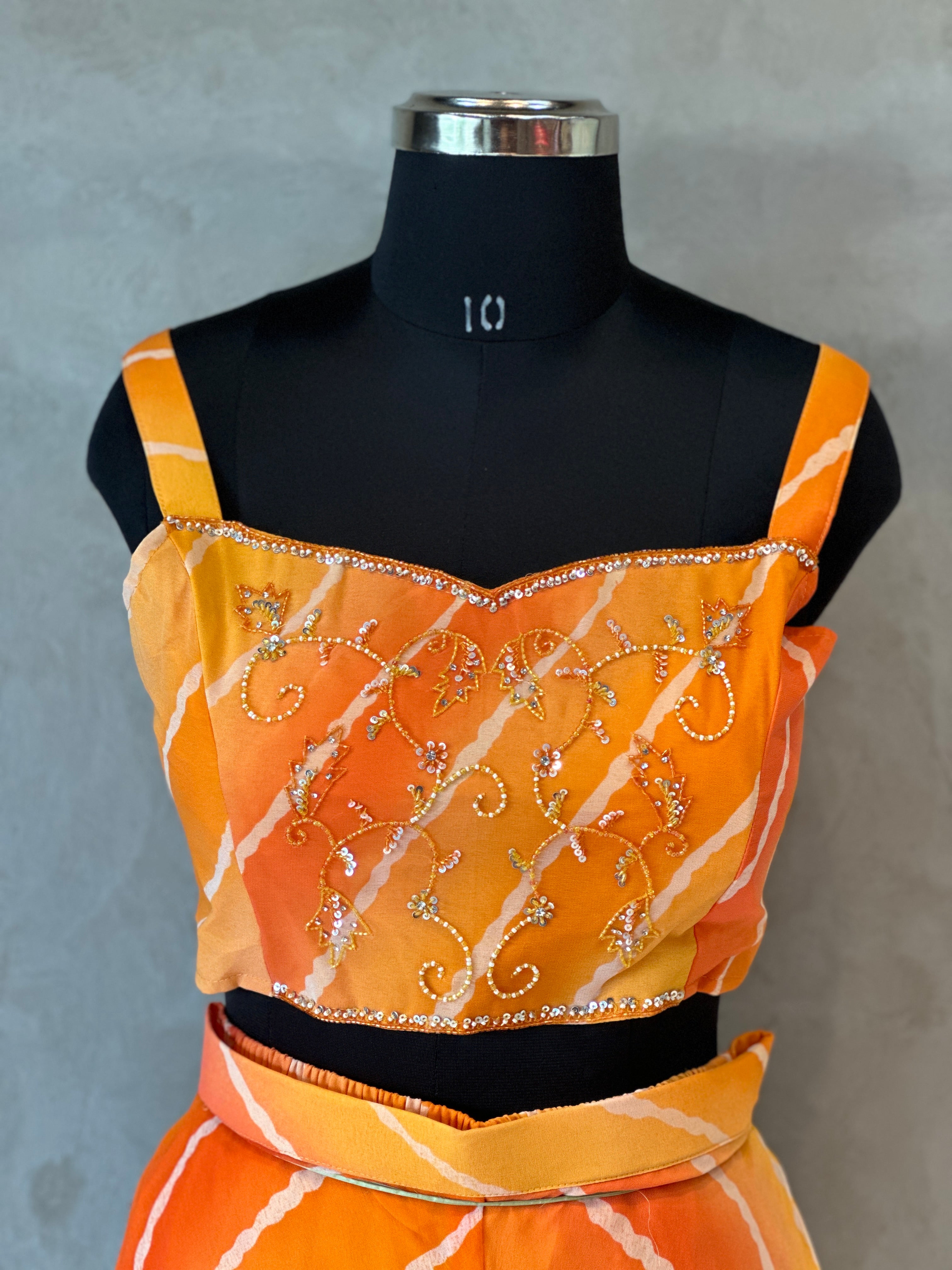 LAHARIYA DESIGNER PLAZO WITH SHURG SET