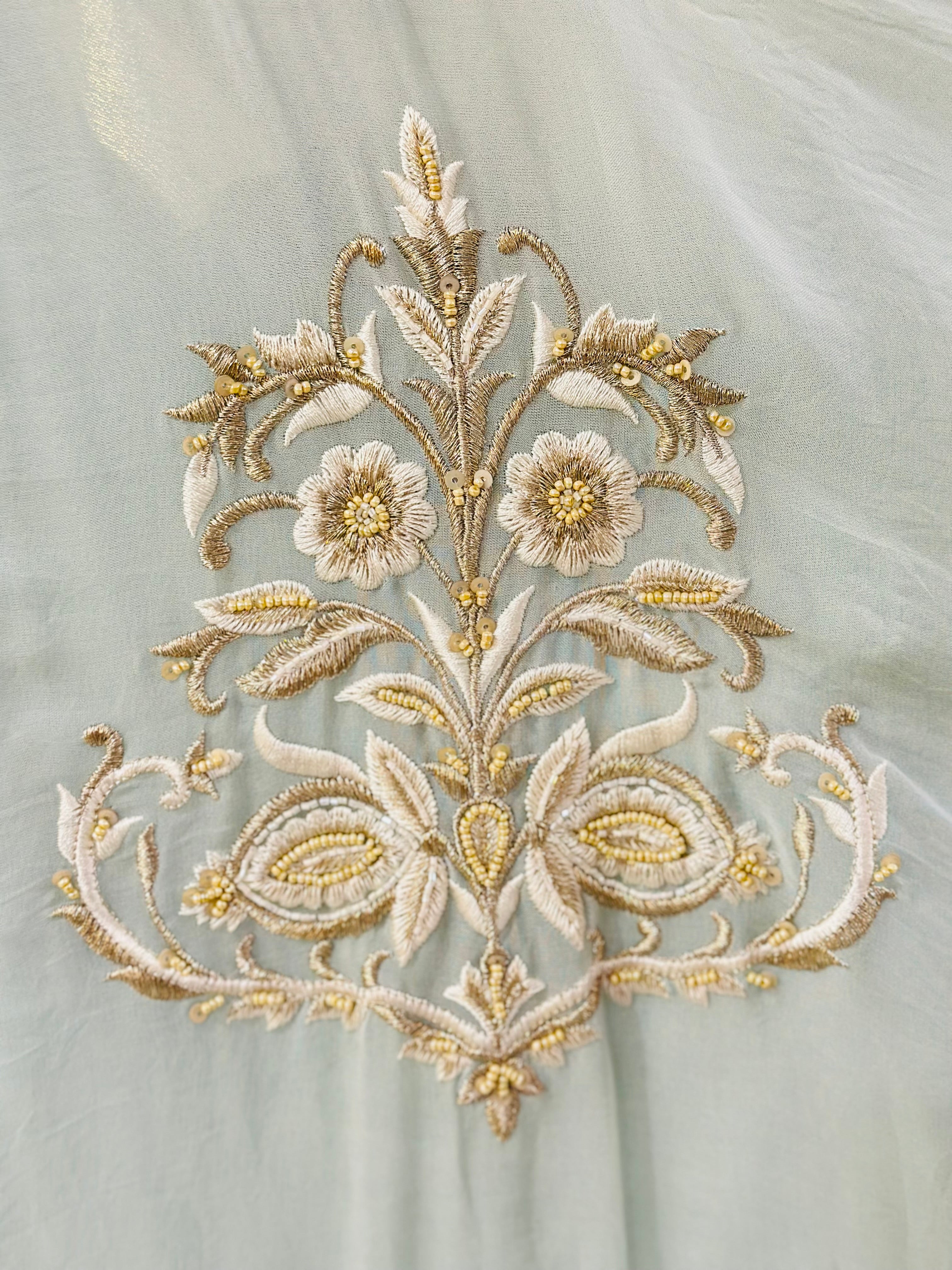 Handwork Pakistani Style Plazo Set