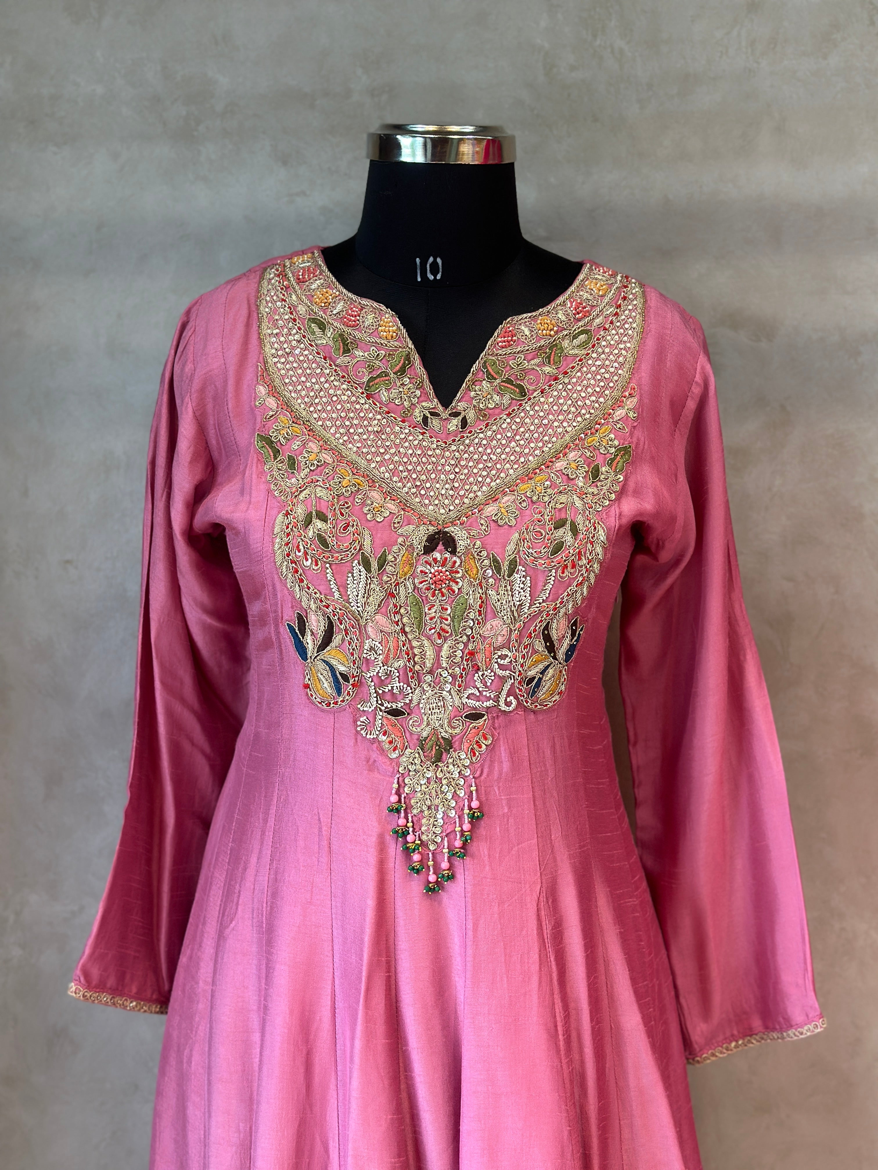 PREMIUM ZARDOSI HANDWORK ANARKALI SUIT