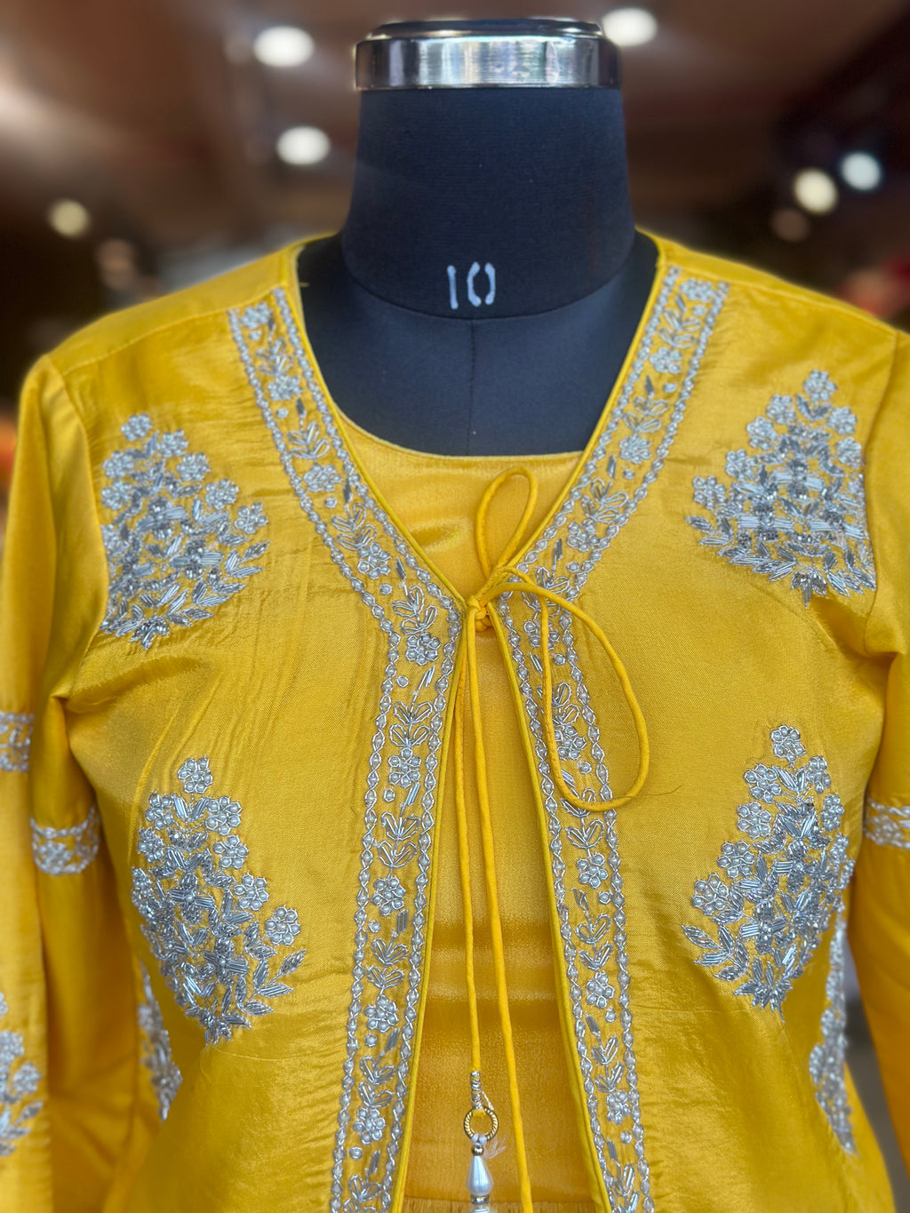 INDO-FUSION GOWN WITH JACKET SET