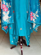 HAND EMBROIDERED STRAIGHT SUIT SET