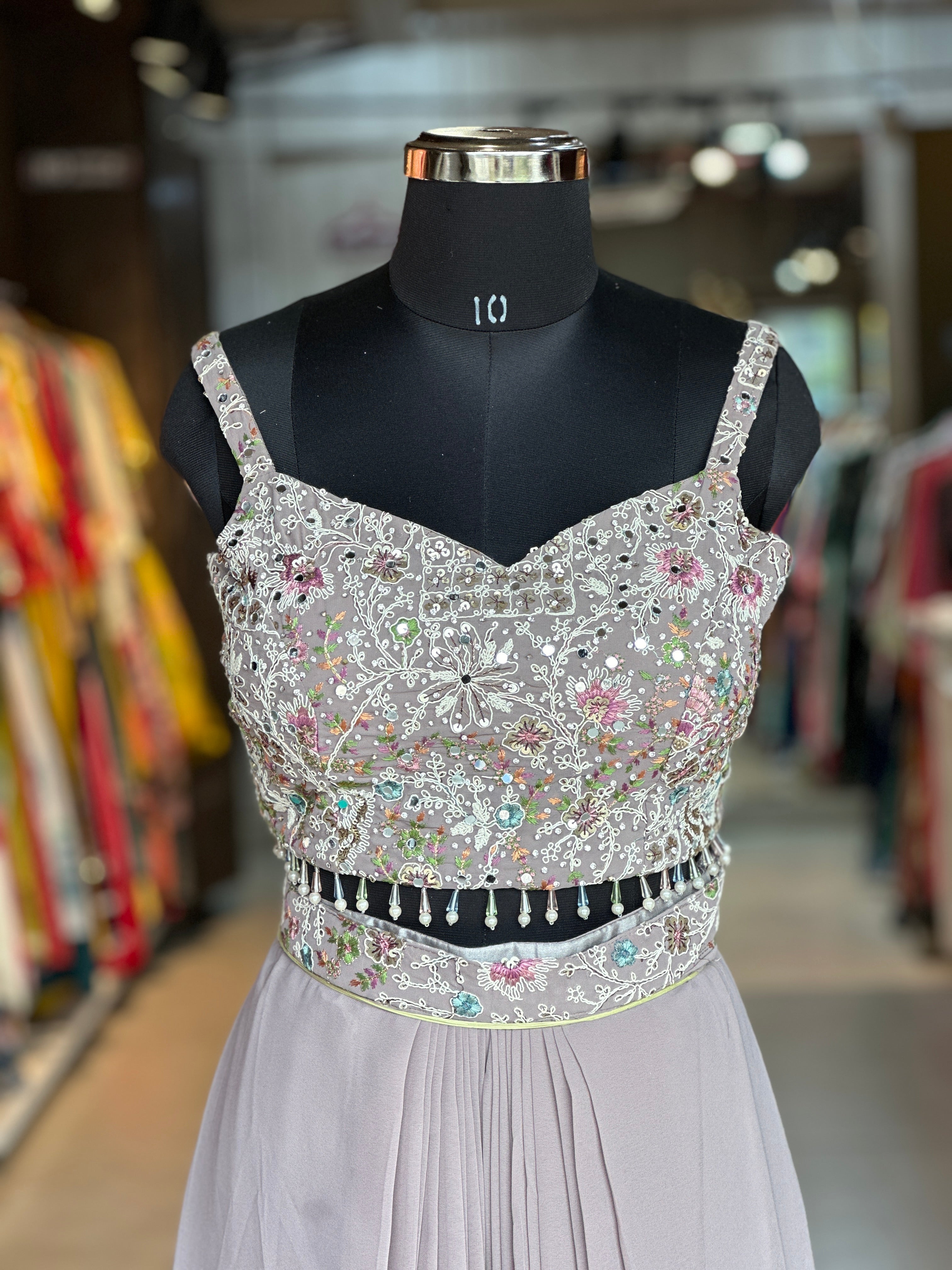 INDO-FUSION WITH SLIT SKIRT