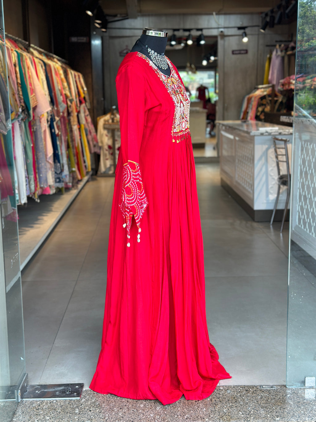 LONG GOWN IN ZARDOSI HANDWORK