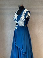 DESIGNER LEHNGA SET WITH BEAUTIFUL PEARL WORK