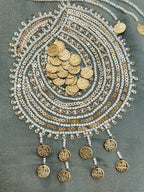 Premium Coin Work Indo-Western Co-ord Set