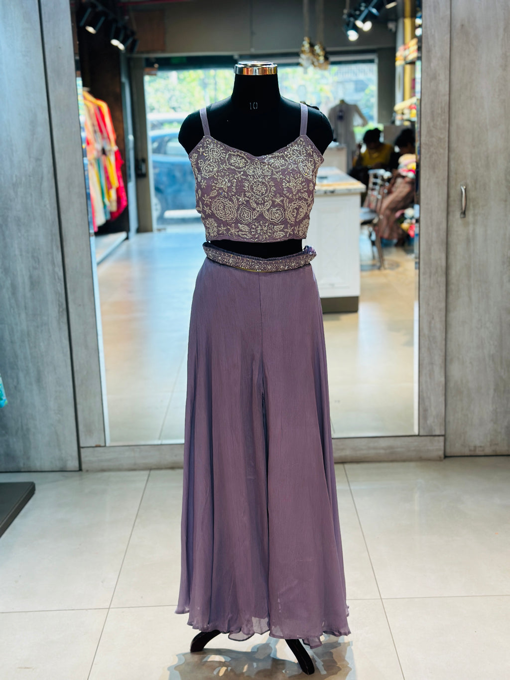 INDO-FUSION HANDWORK PLAZO SET