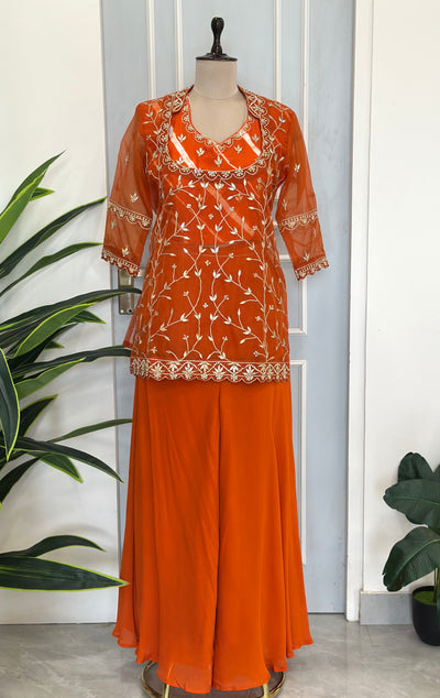 Gotapatti Handwork Designer Plazo Set