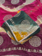 Premium Tie & Dye Chiffon Saree