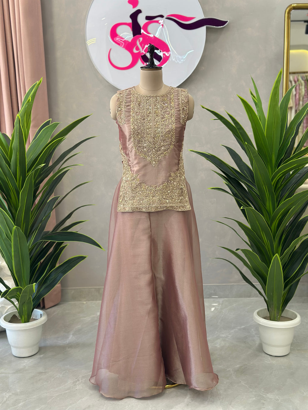 Elegant Indo Fusion Co-ord Set