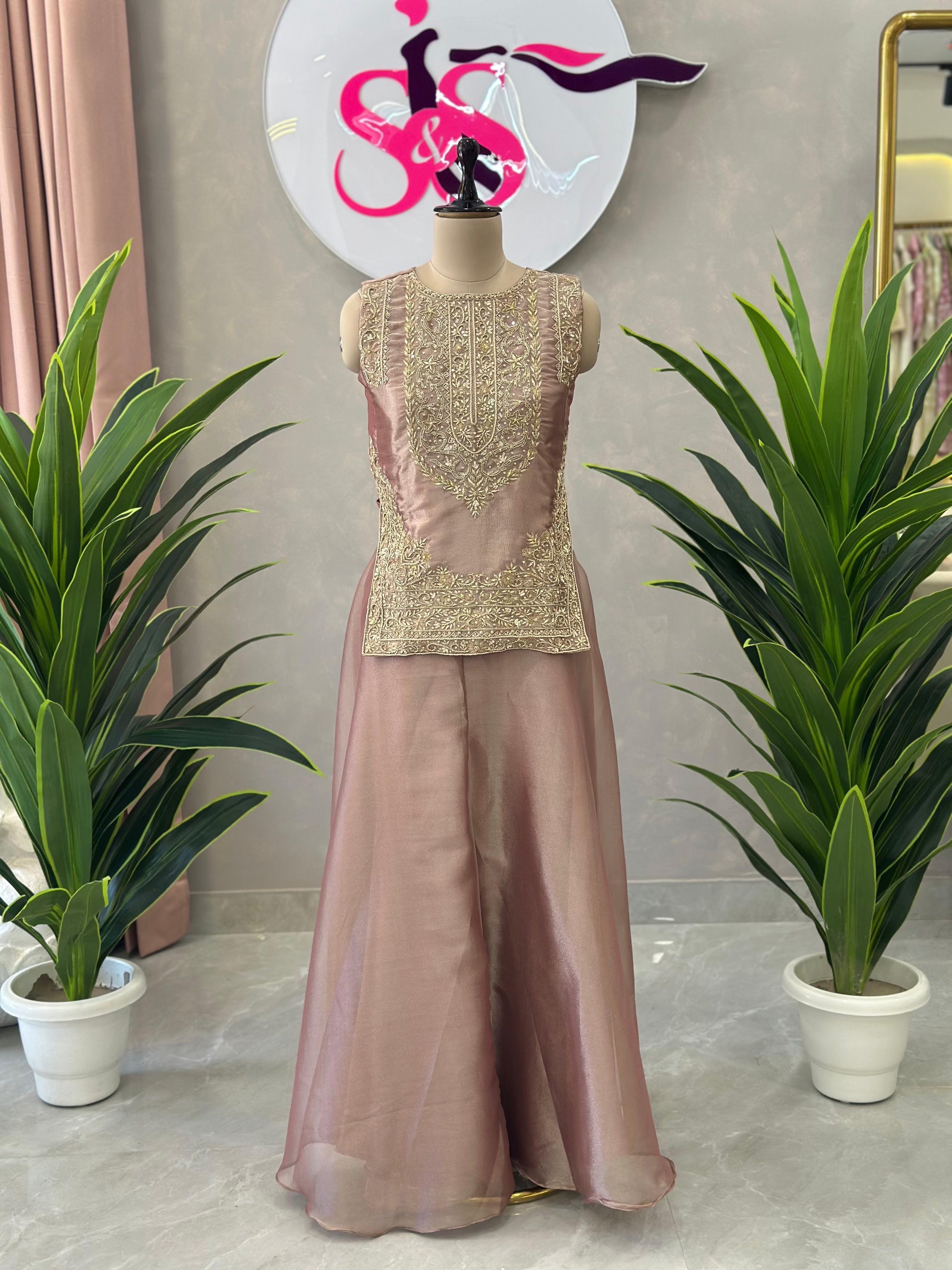 Elegant Indo Fusion Co-ord Set