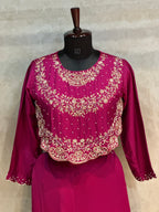 DESIGNER ZARDOSI HANDWORK PLAZO SET