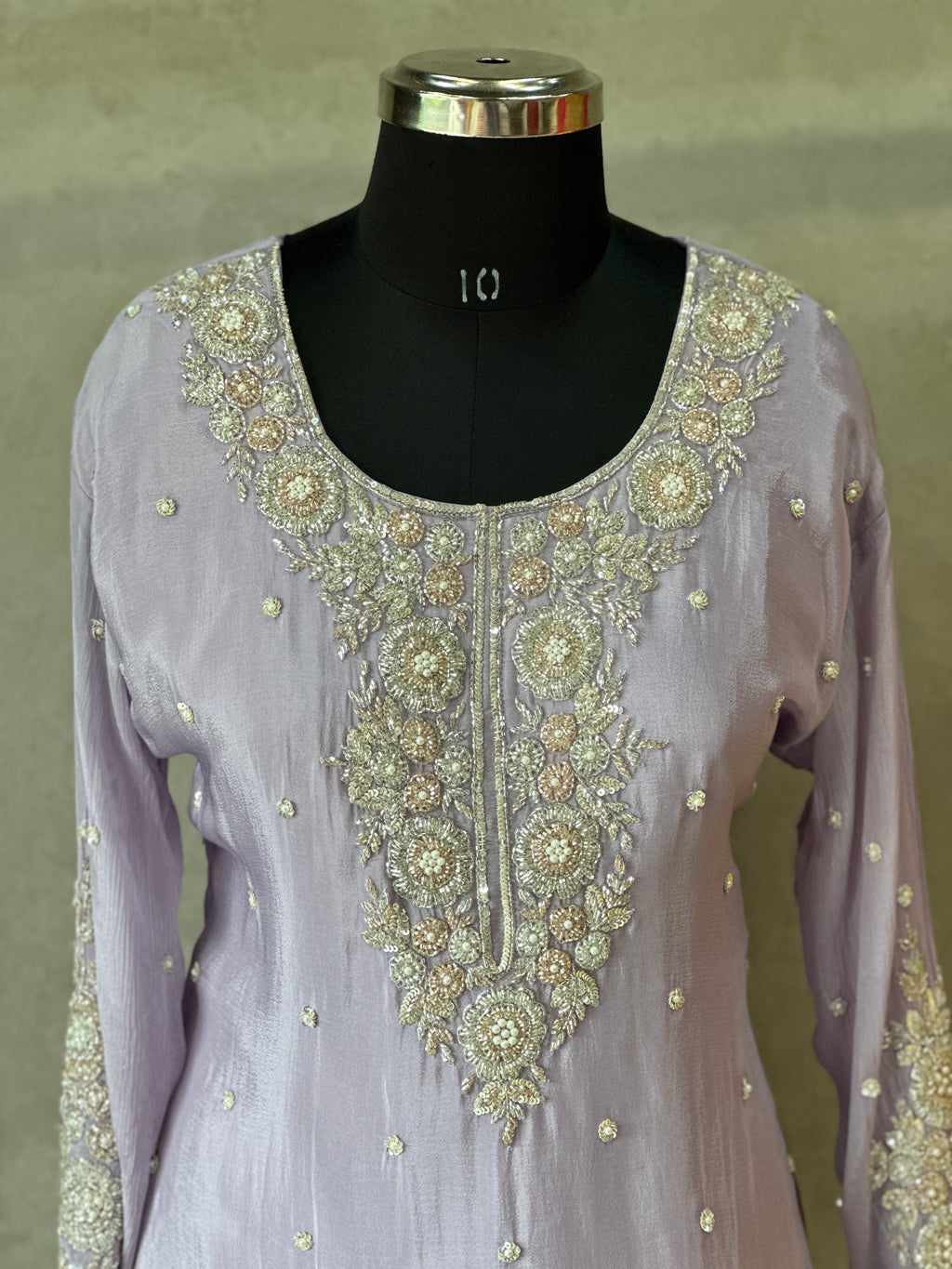 PREMIUM HANDWORK PLAZO SET