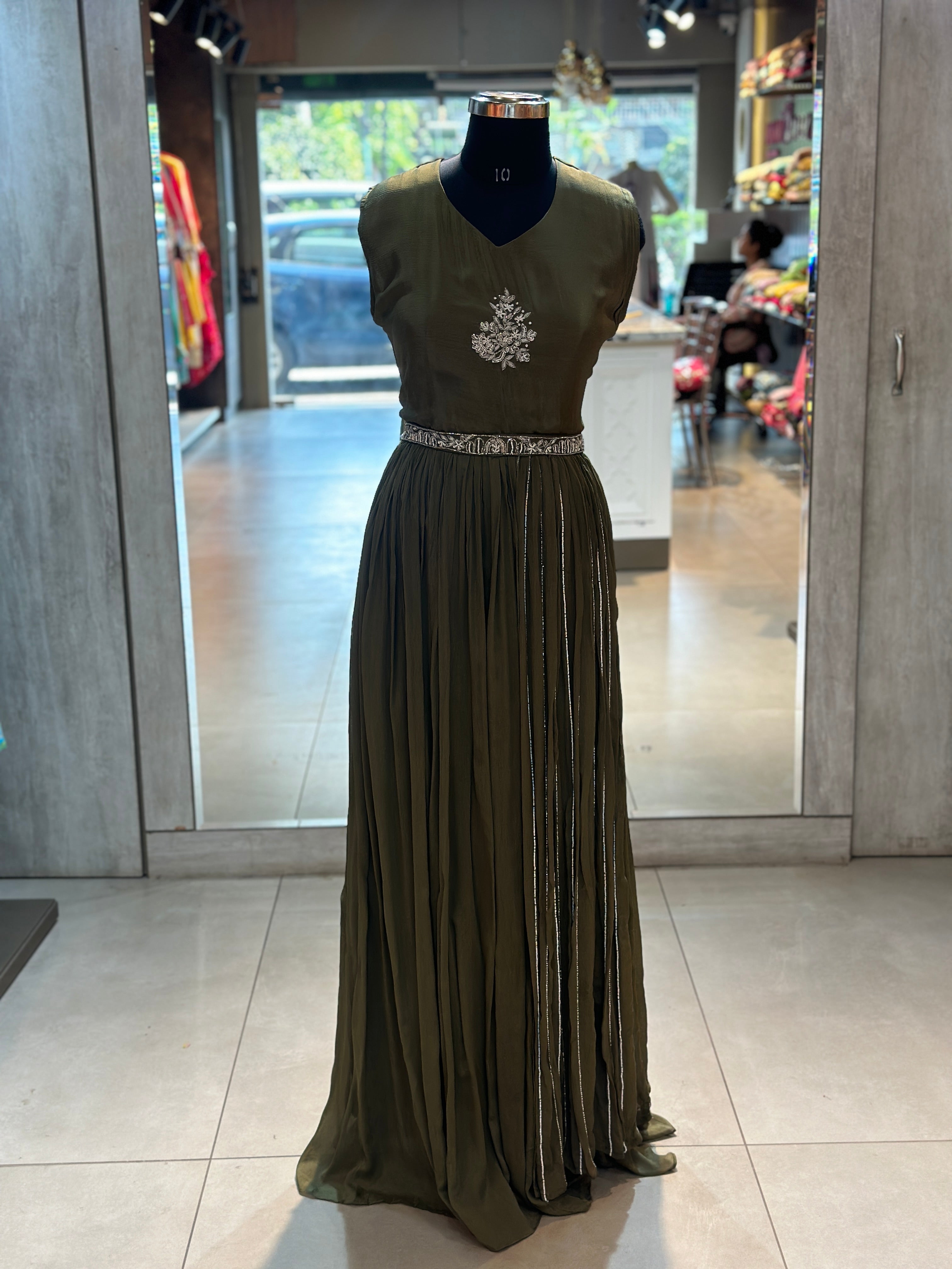 LONG GOWN WITH SHORT JACKET