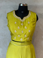 INDO FUSION HANDWORK PLAZO SET