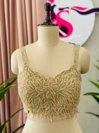 Designer Lehnga With Beautiful Backless Blouse