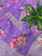 Floral Grace Unstitched Suit Set