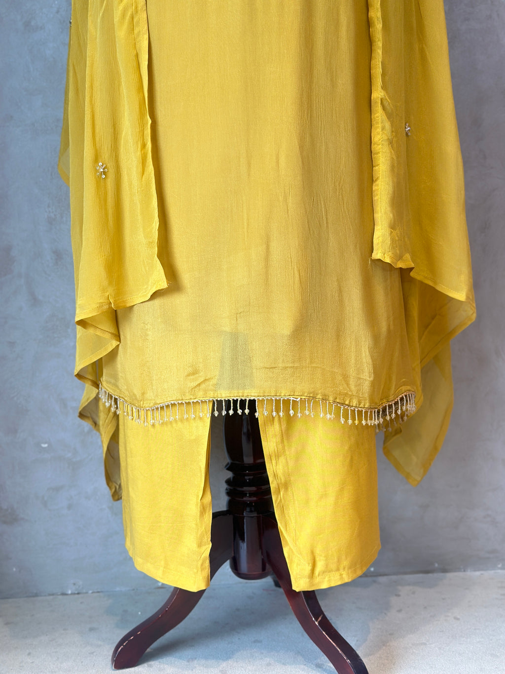 PURE CHINON HANDWORK SUIT SET