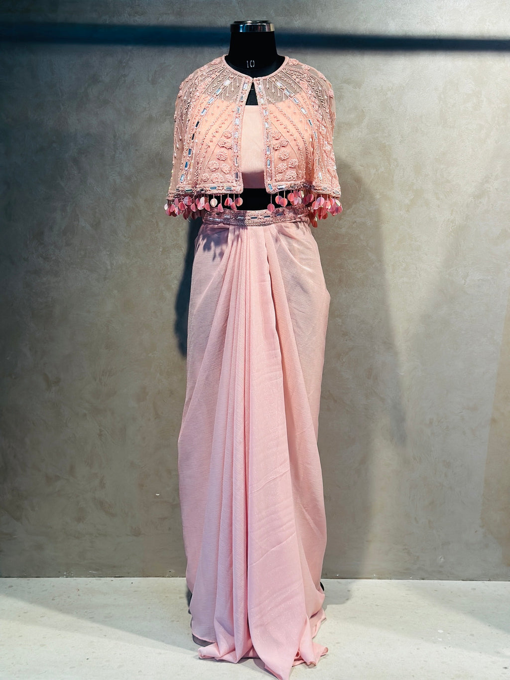 DESIGNER SLIT SKIRT OR CAP SET