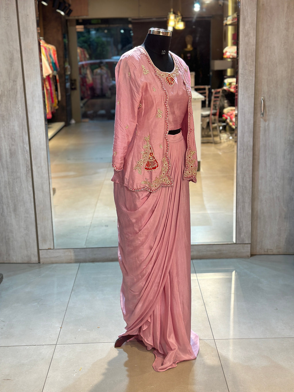INDO-WESTERN JACKET SET