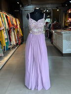 INDO-FUSION WITH SLIT SKIRT