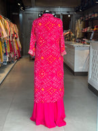 BHANDEJ GOWN WITH SHURG