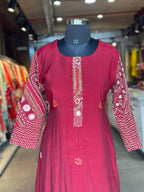 HAND EMBROIDERED STRAIGHT SUIT SET