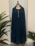 💫Festive Grace Flared Anarkali With Dupatta 💫