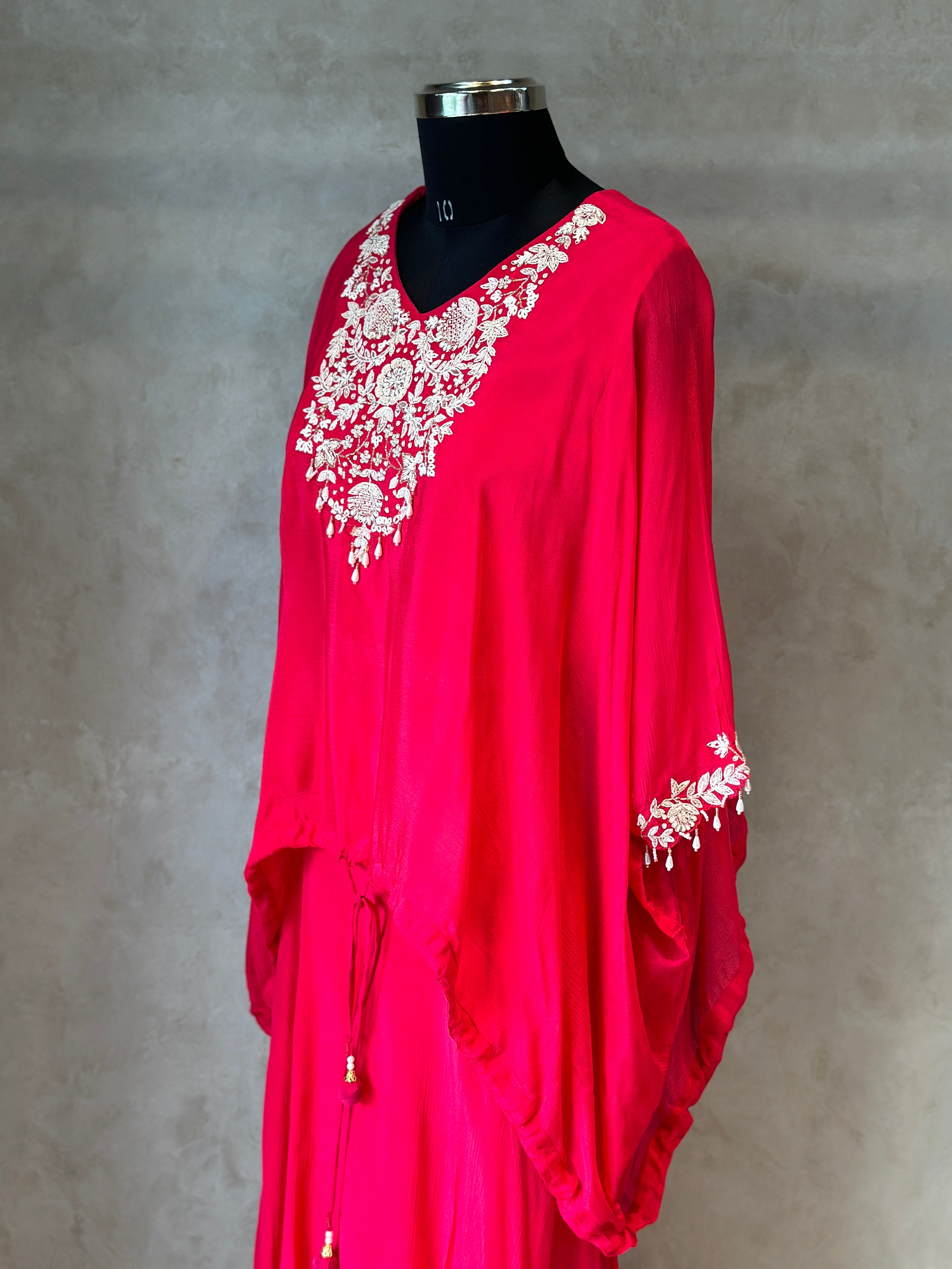 PURE CHINON KAFTAN SET