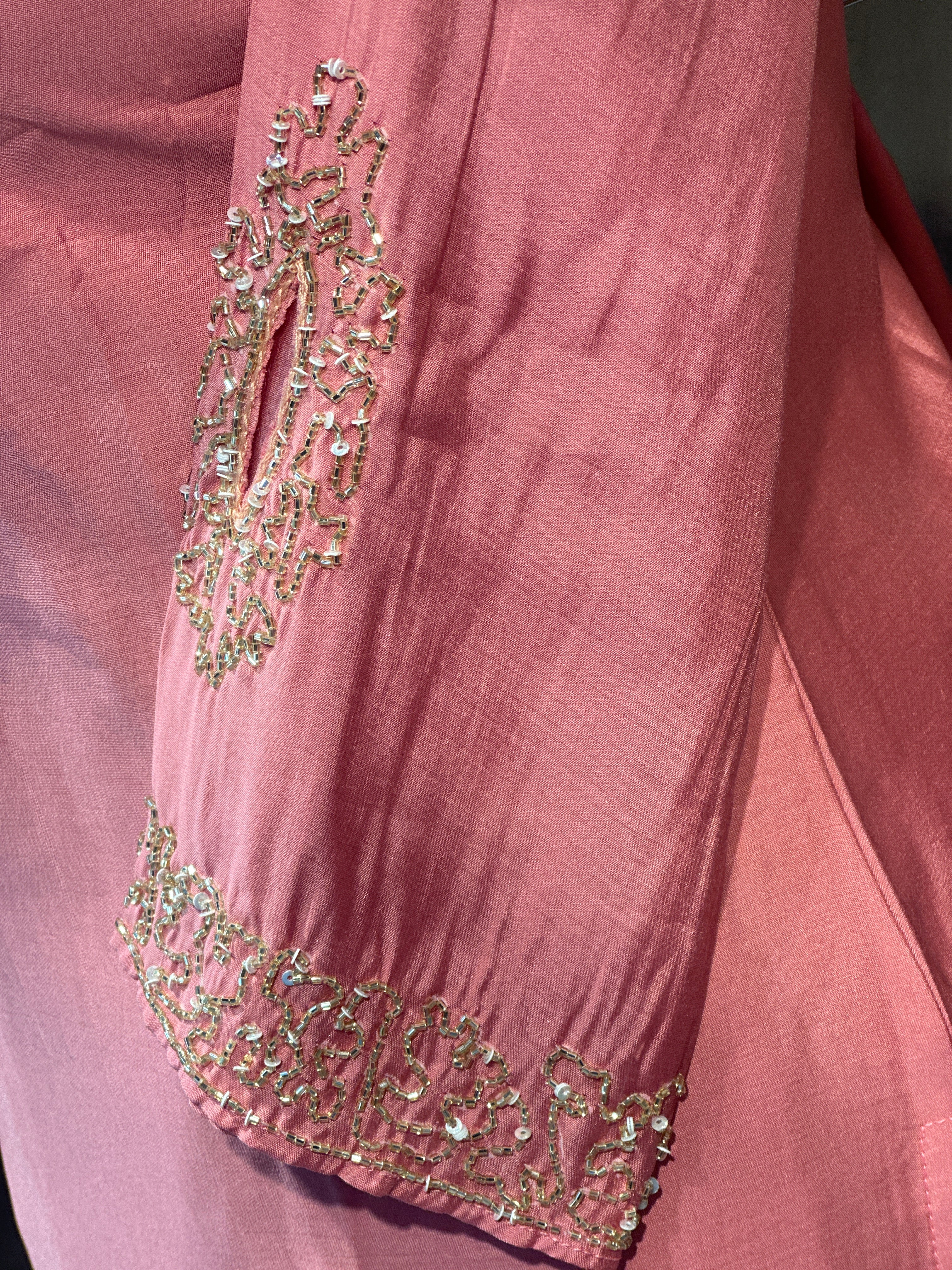BANARASI STRAIGHT HANDWORK SUIT SET